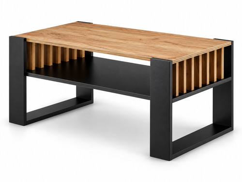 Couchtisch 92cm schwarz eiche - couchtisch,