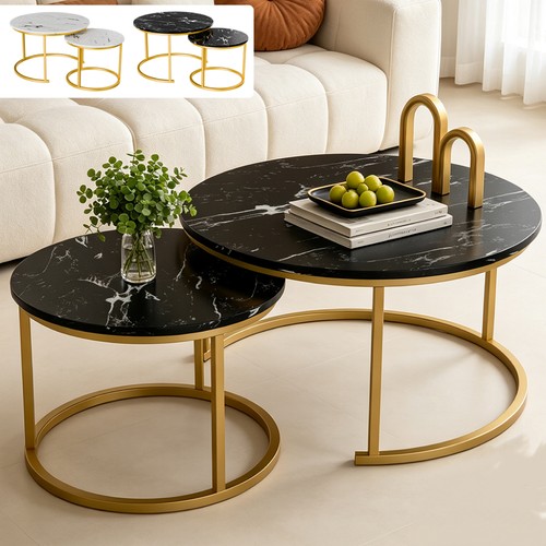 Couchtisch rund 2er - , set