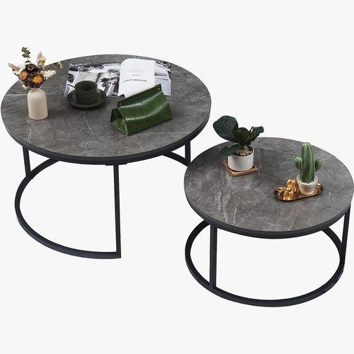 Couchtisch rund 2er set - 2er,