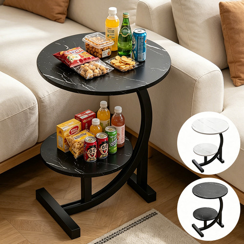 Couchtisch mit ebenen rund - mit, 2