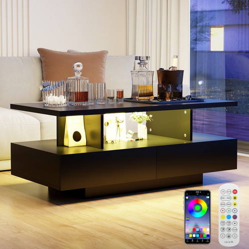 Couchtisch mit led - couchtisch,