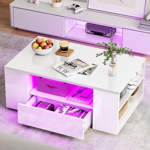 Couchtisch mit schubladen rgb - mit,